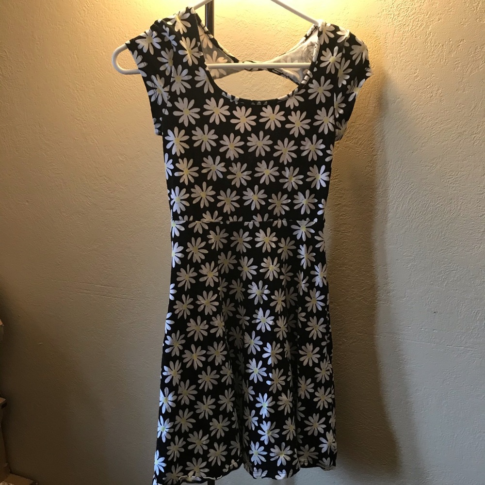Black Flower Dress